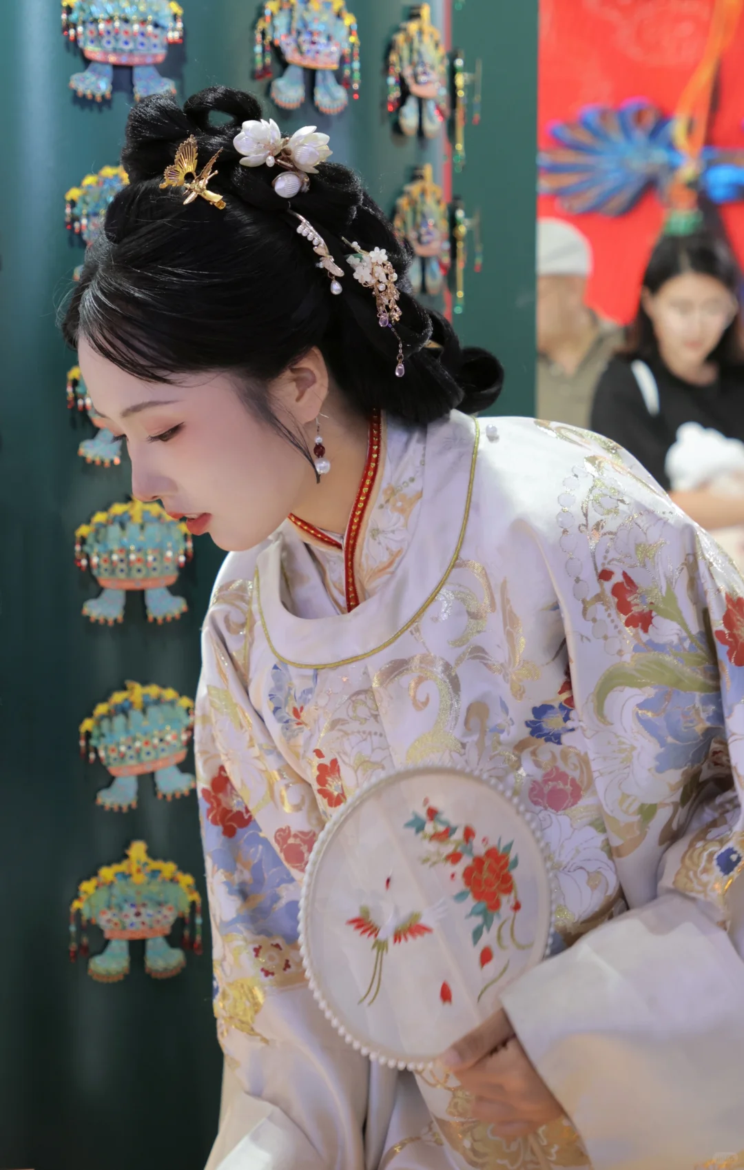 消博会昌平展台的小姐姐好漂亮呀！❤️