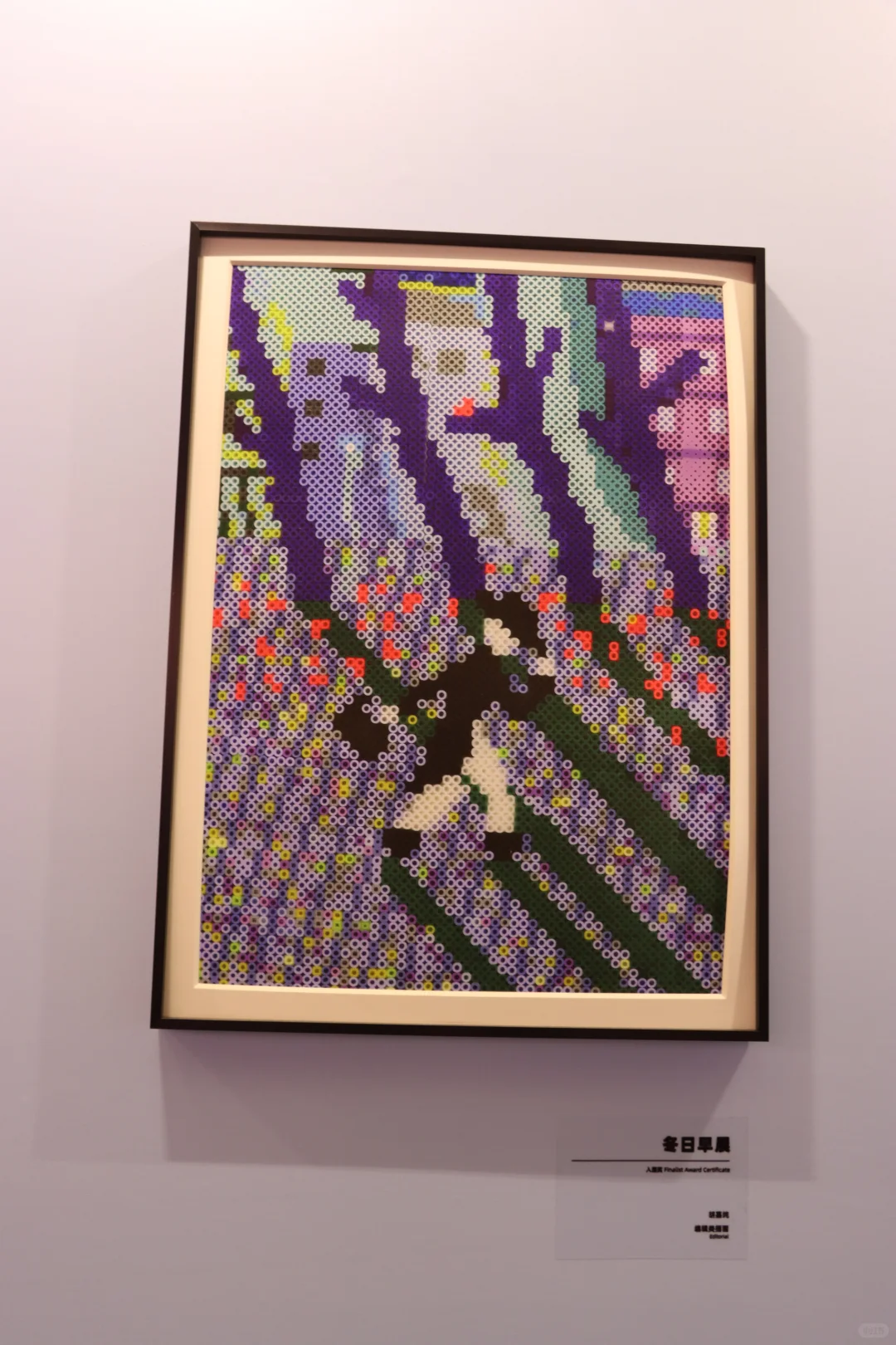 作品在BIBF插画展展出