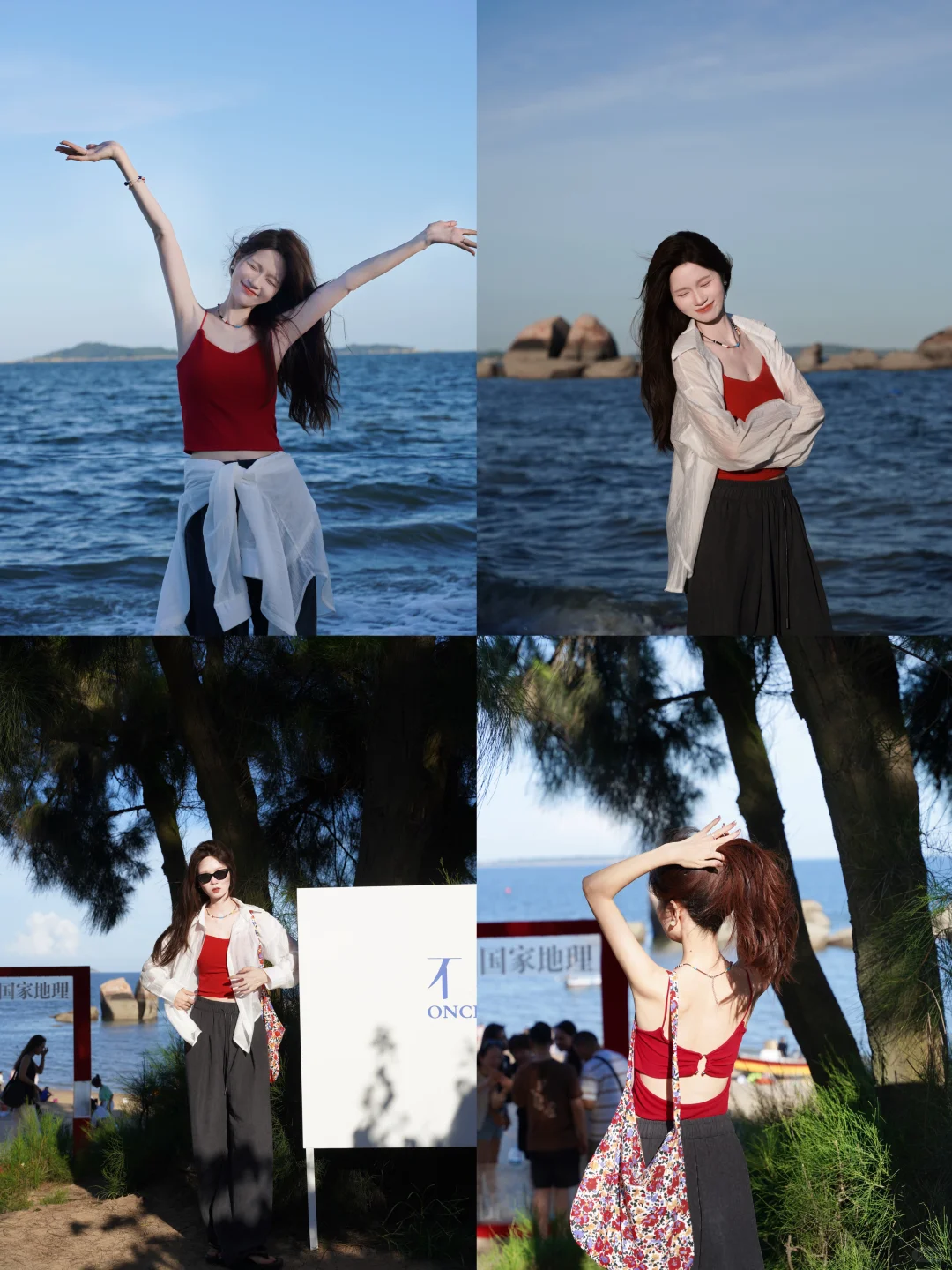 不敢相信❗卖了5w+的红色吊带❗太太太…显白啦