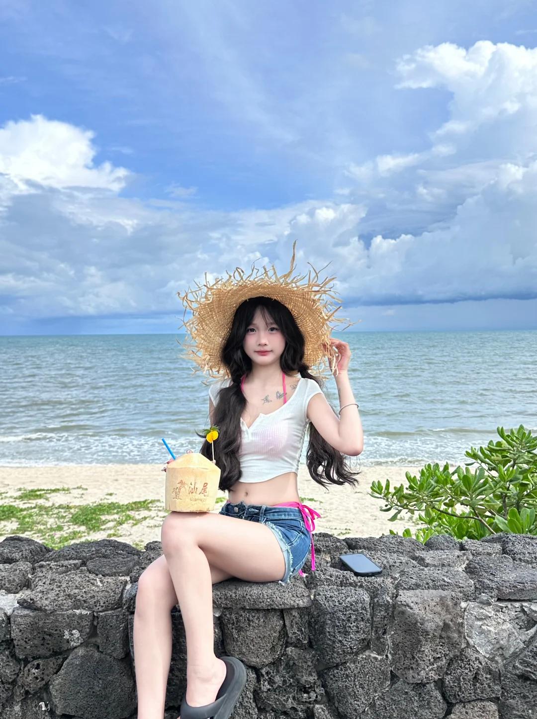 工作暂停！看海！