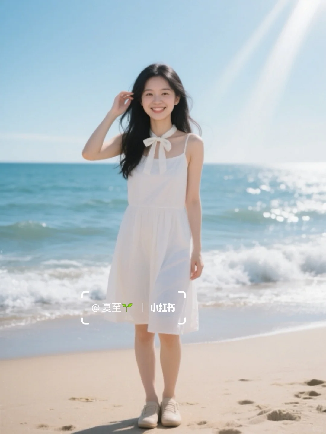 ?海边拍照姿势攻略轻松get