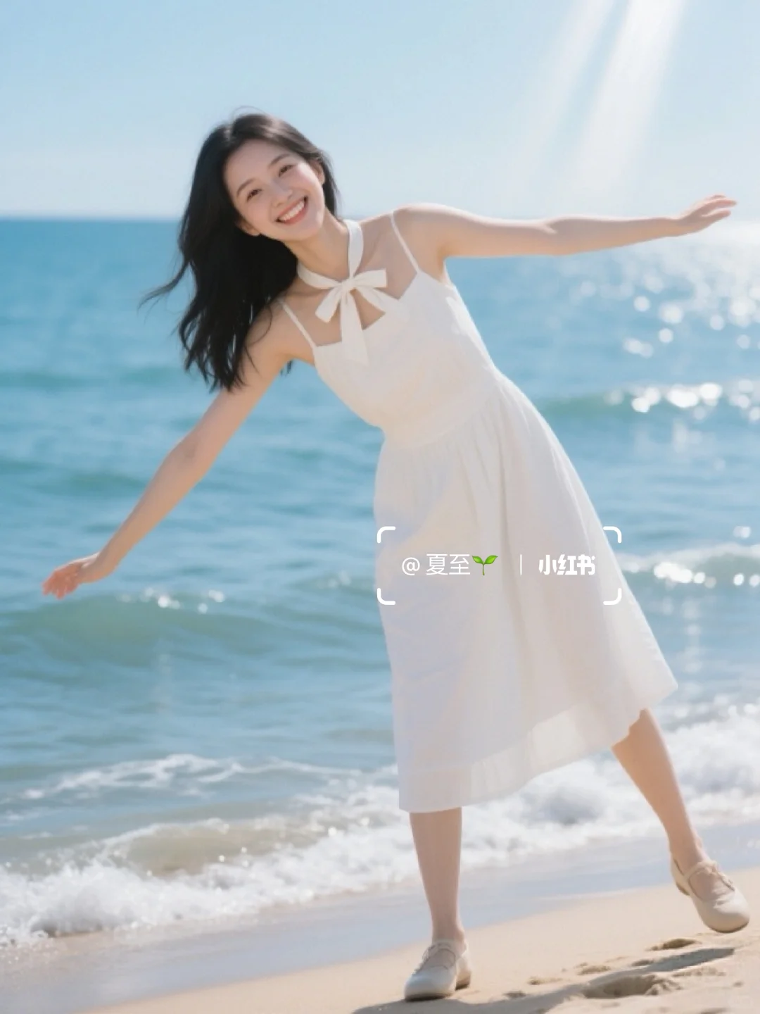 ?海边拍照姿势攻略轻松get