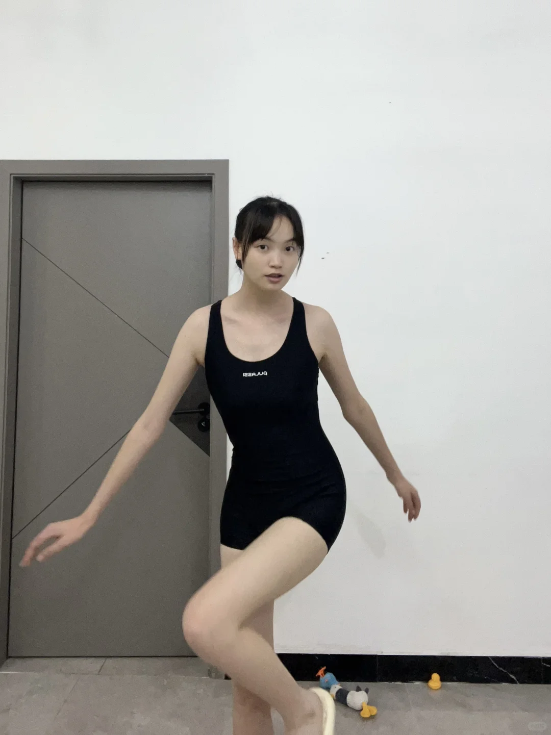 【167/95】泳衣分享?款式普通，上身惊艳