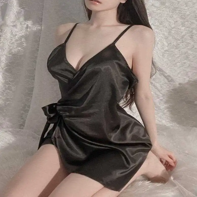 夏季2-300斤大码薄款冰丝性感V领宽松