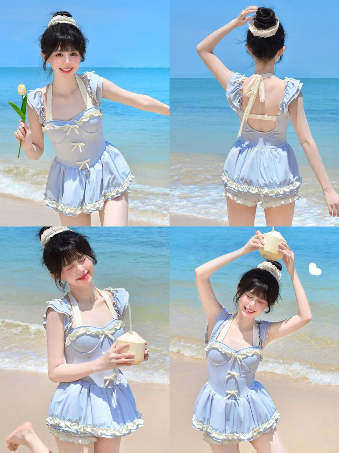 PDD平价 Lolita少女泳衣分享