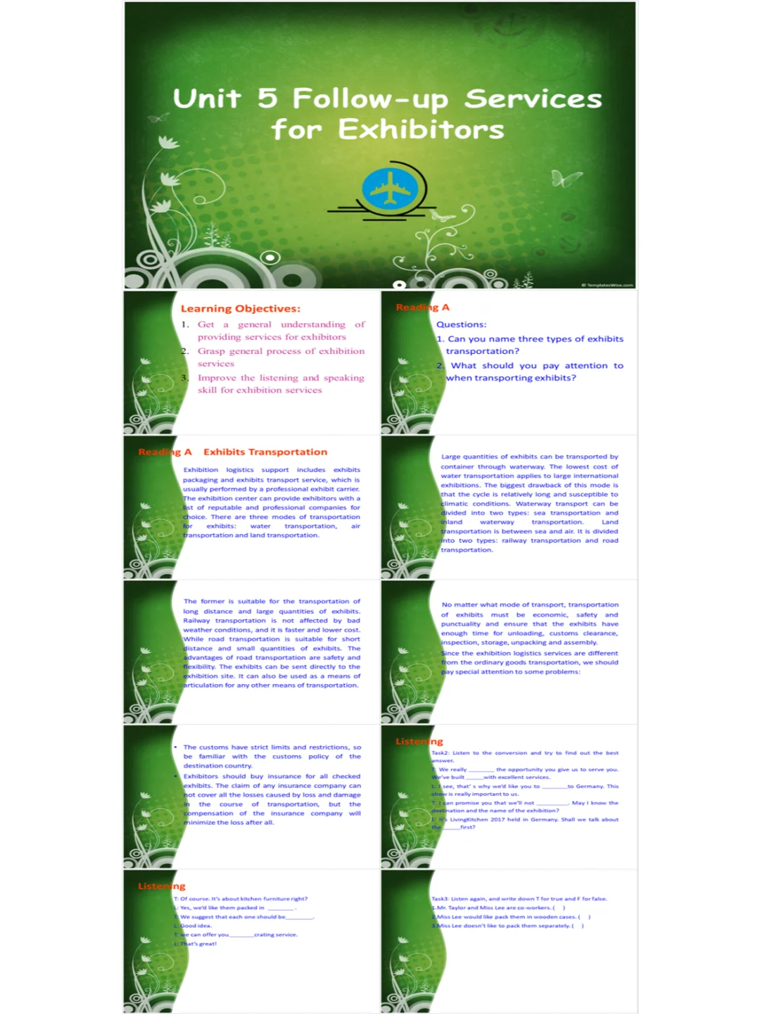 B248新理念职业英语 会展英语教学课件ppt