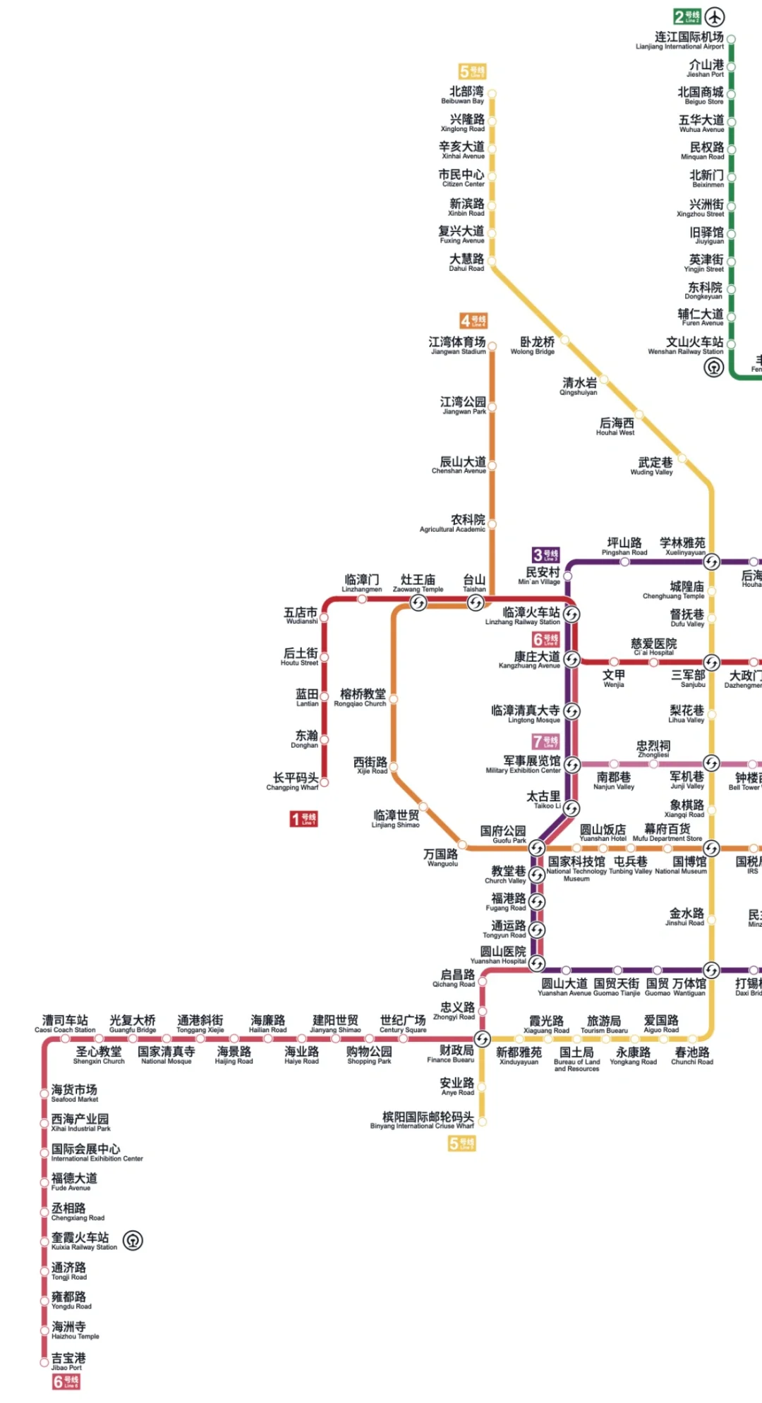 都市天际线?️｜东都地铁三期线路图