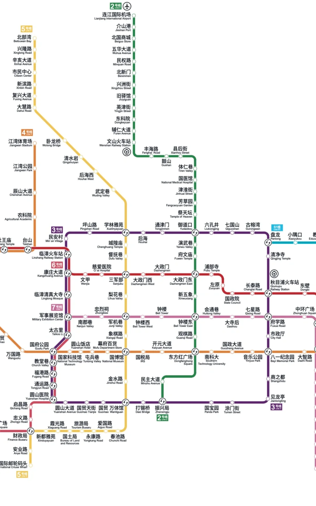 都市天际线?️｜东都地铁三期线路图