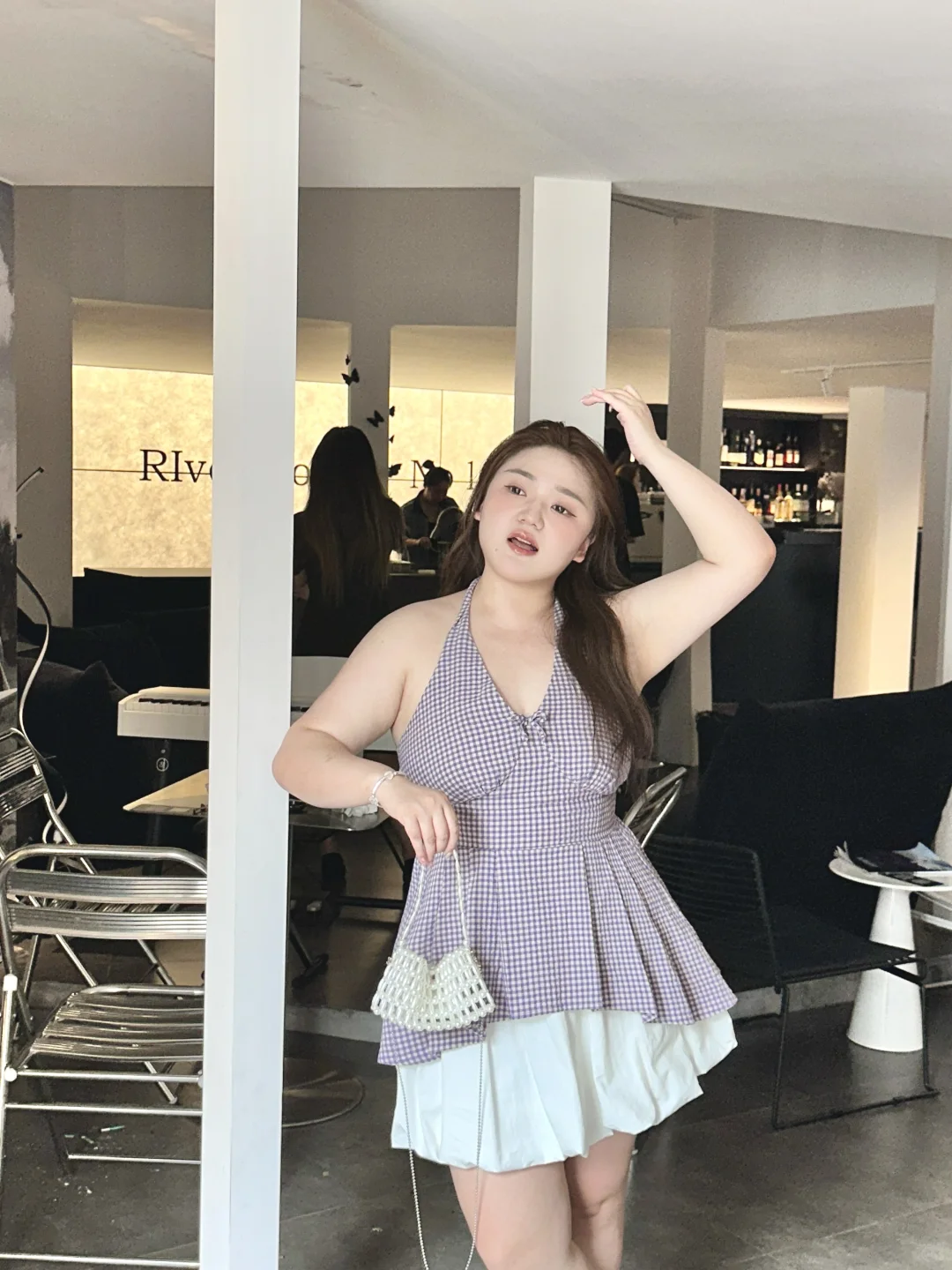 165斤 别让身材限制你的穿衣自由?紫色韵味