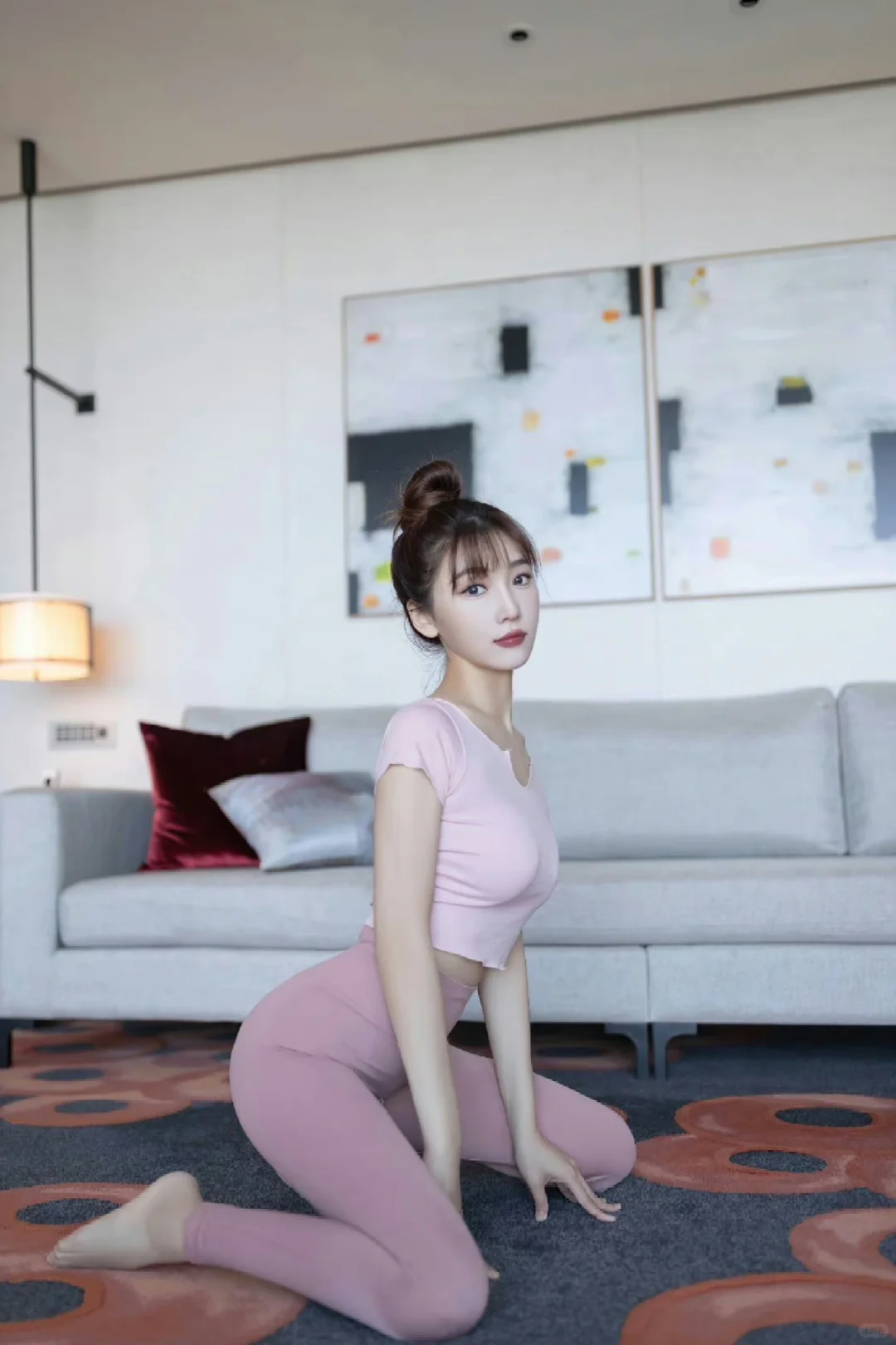 瑜伽课开始啦
