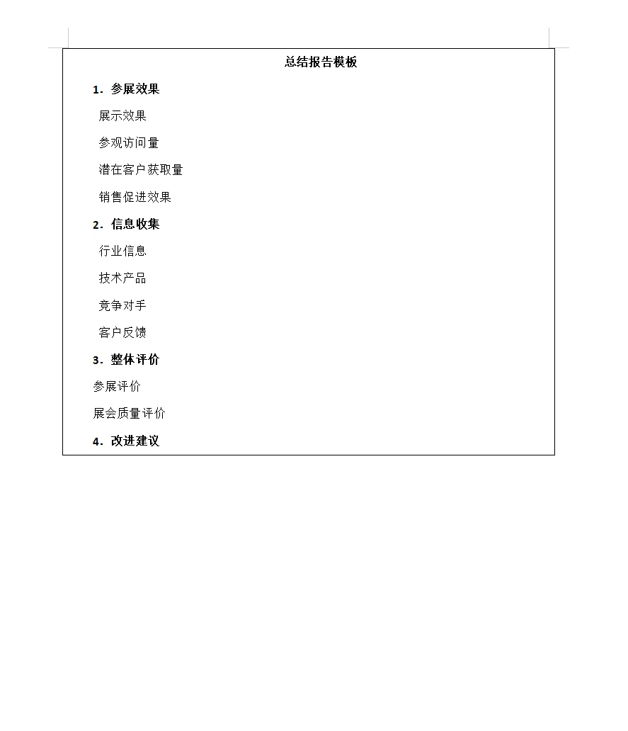 展会模板套用