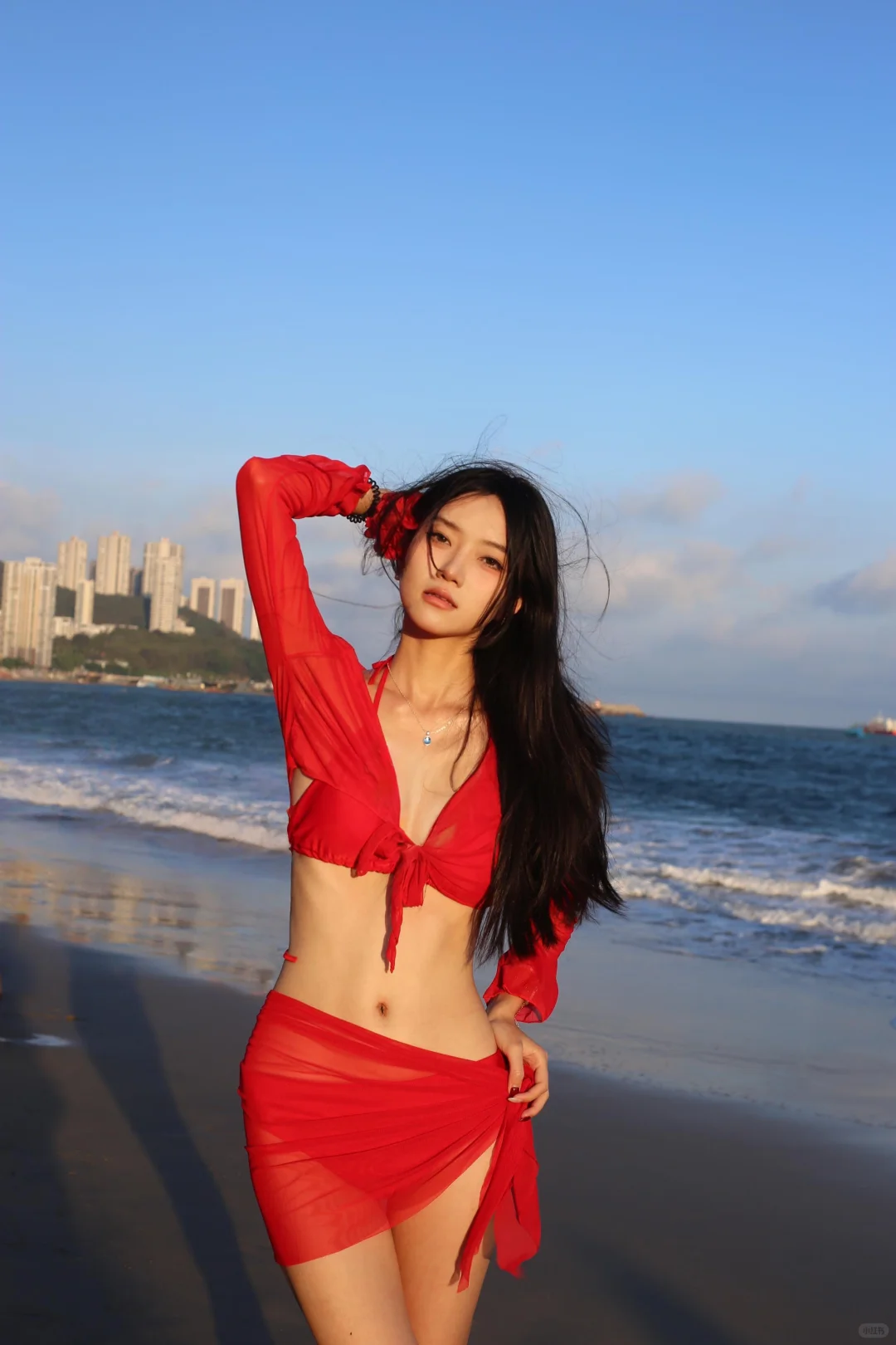 pdd30r 拿下五件套比基尼！海边嘎嘎出片。
