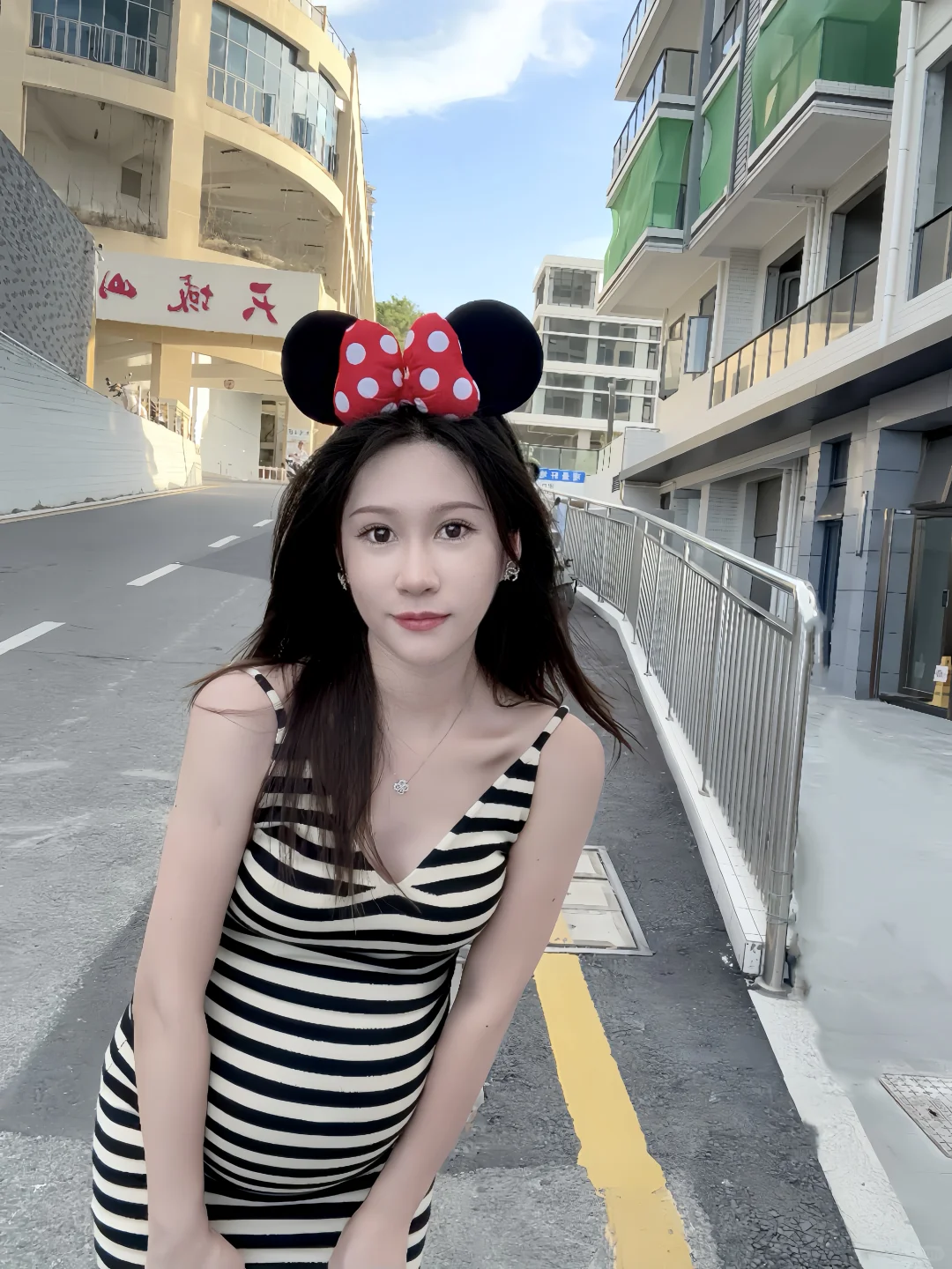 长条纹yyds | 孕期海边穿搭～