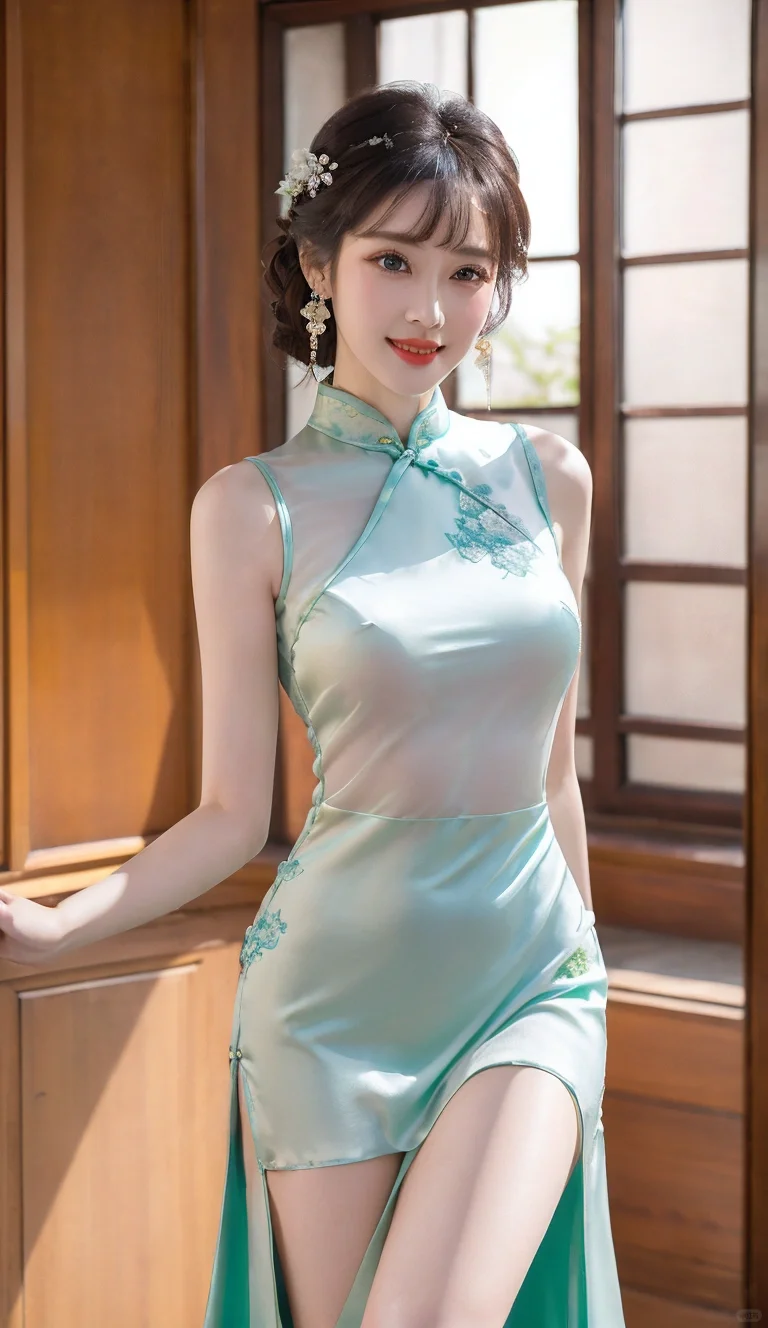 旗袍美女08|柔美如诗，典雅动人