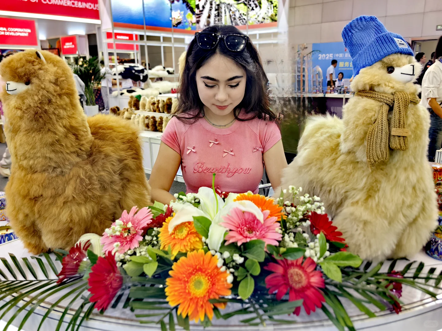 新疆商博会上的国际范儿