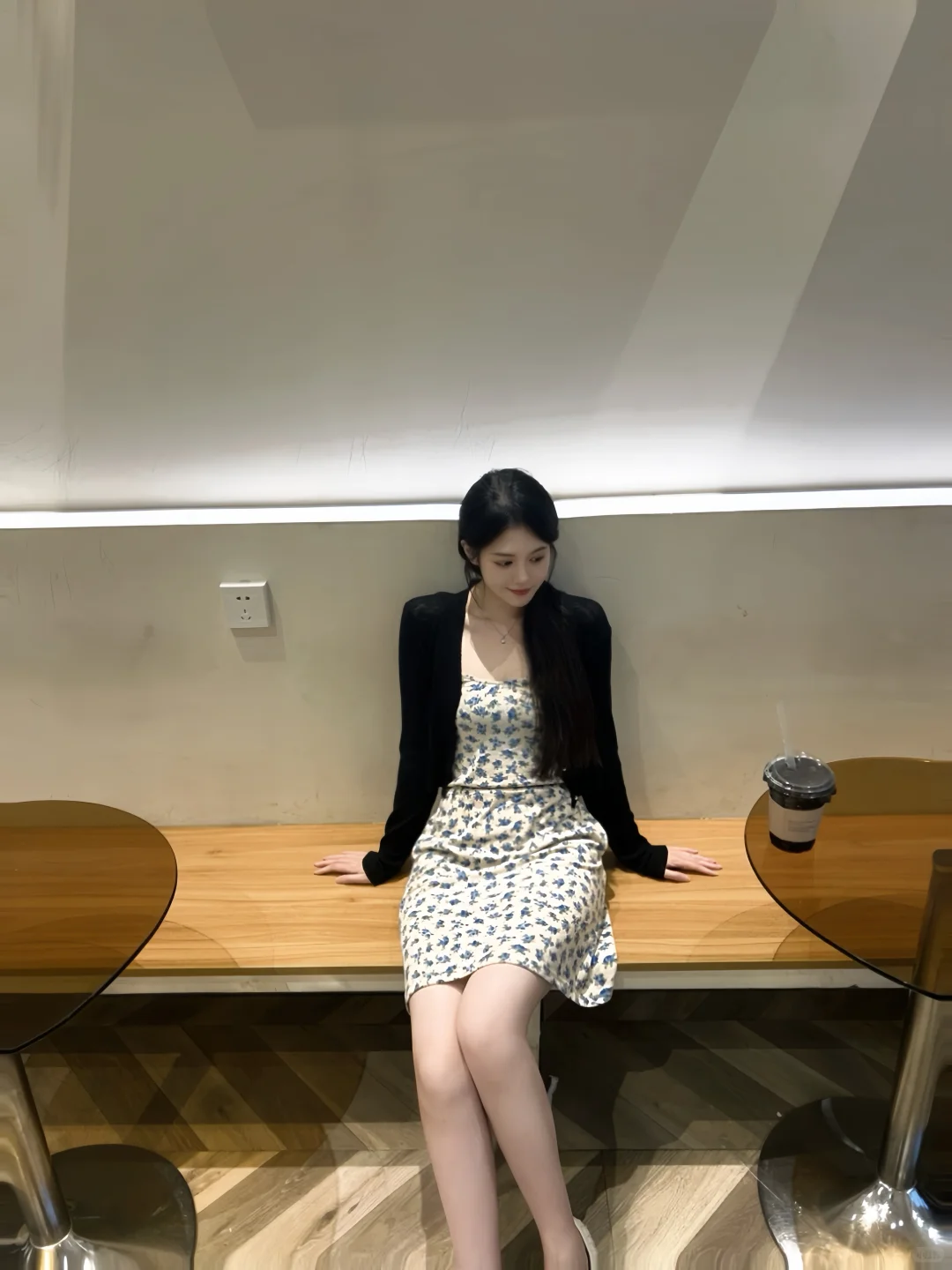 碎花裙真的很人妻味