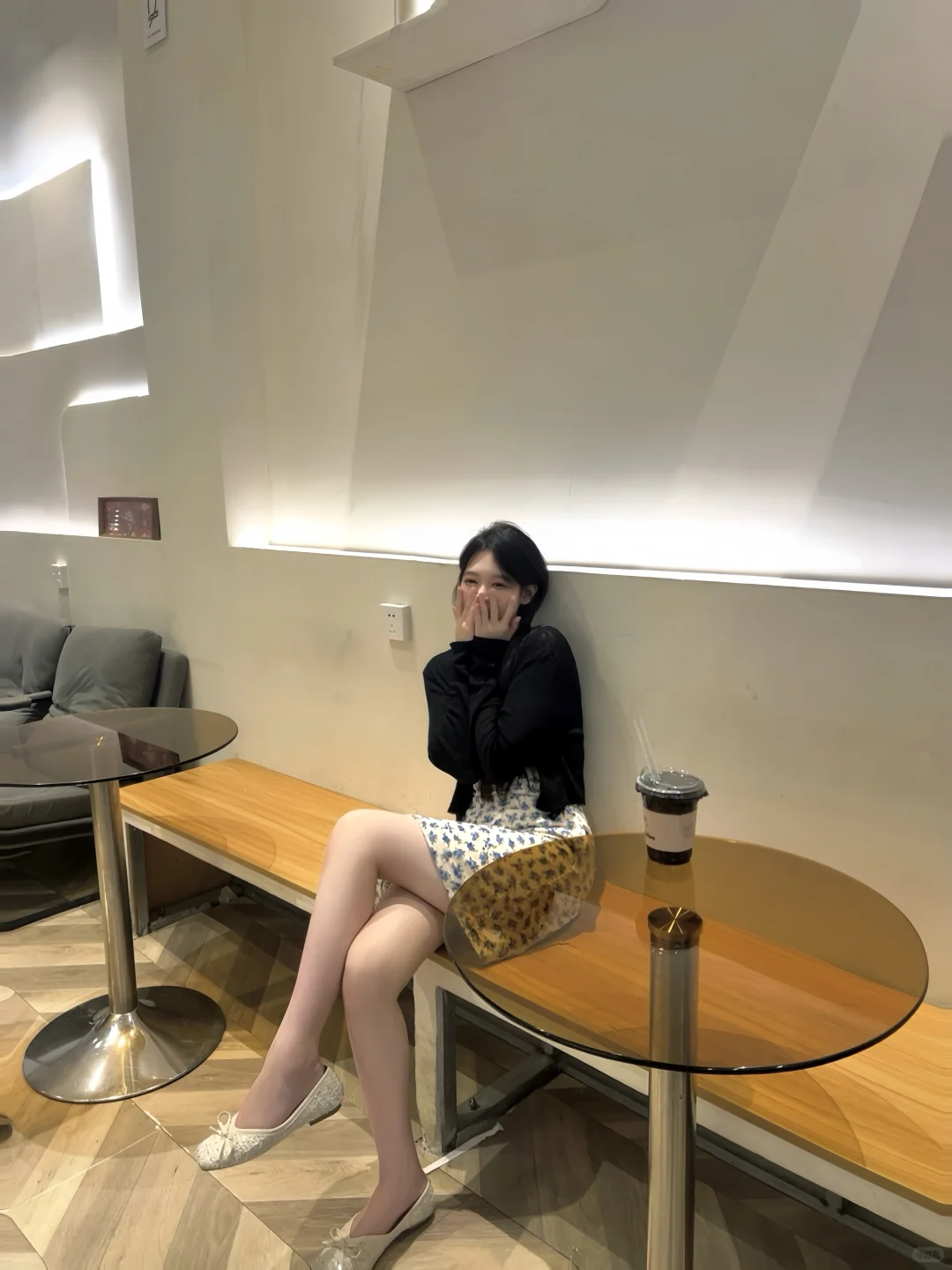 碎花裙真的很人妻味
