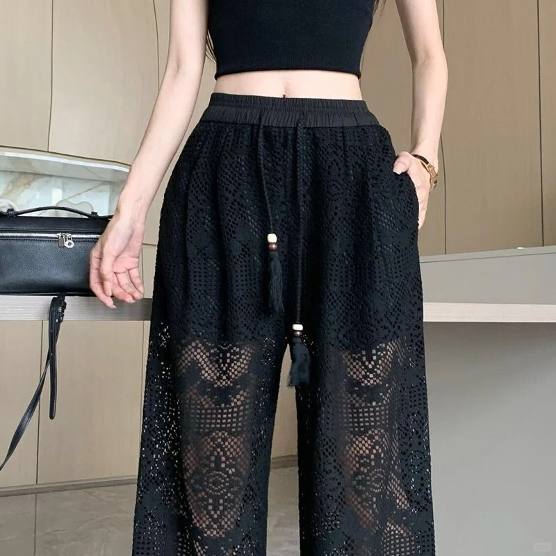 被追问?25 夏这条黑色阔腿裤美炸