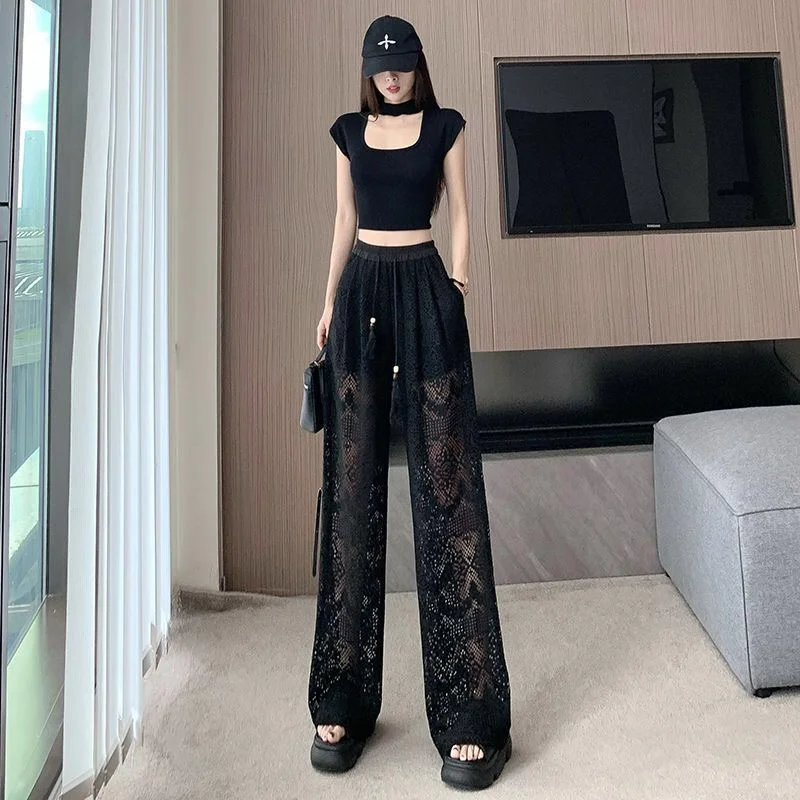 被追问?25 夏这条黑色阔腿裤美炸