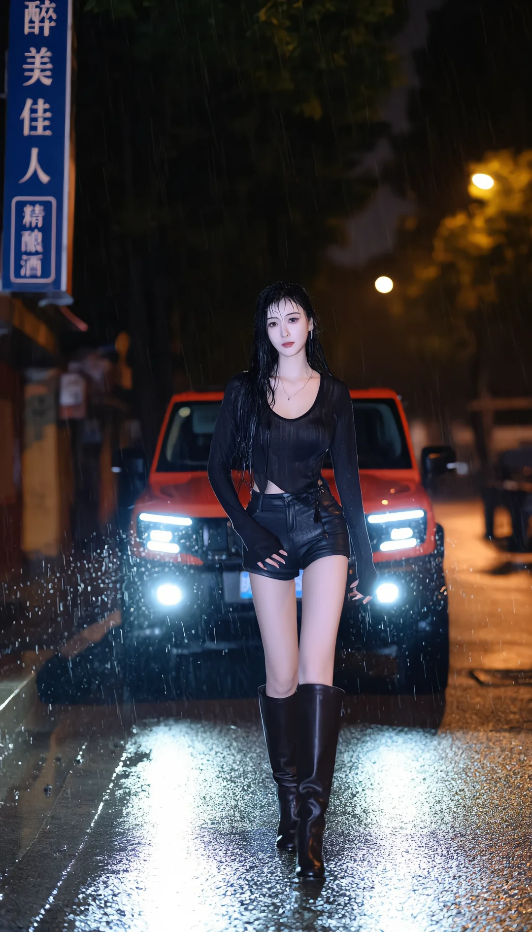 入夜的氛围感城市夜跑?️