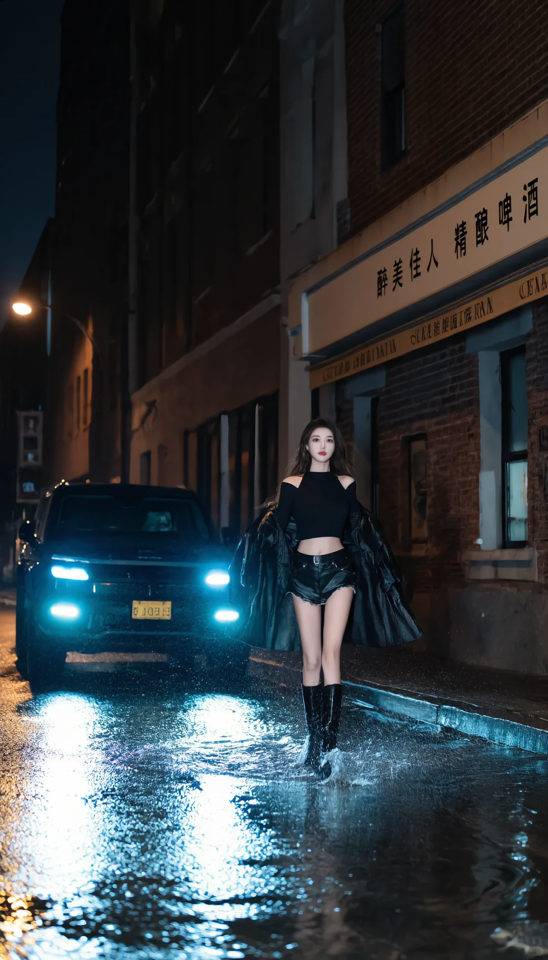 入夜的氛围感城市夜跑?️