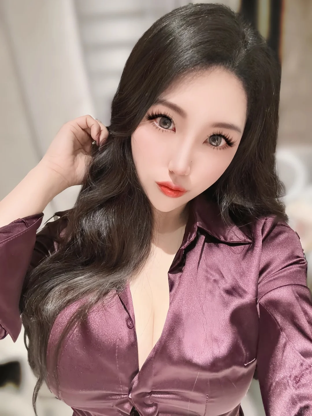 紫色系穿搭?