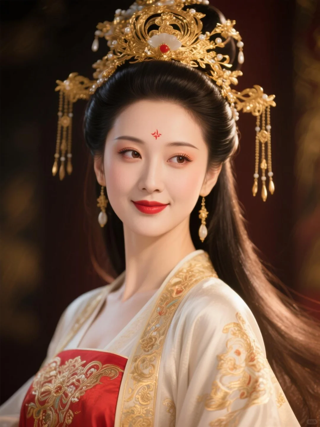 画卷中走出的大唐古典美人