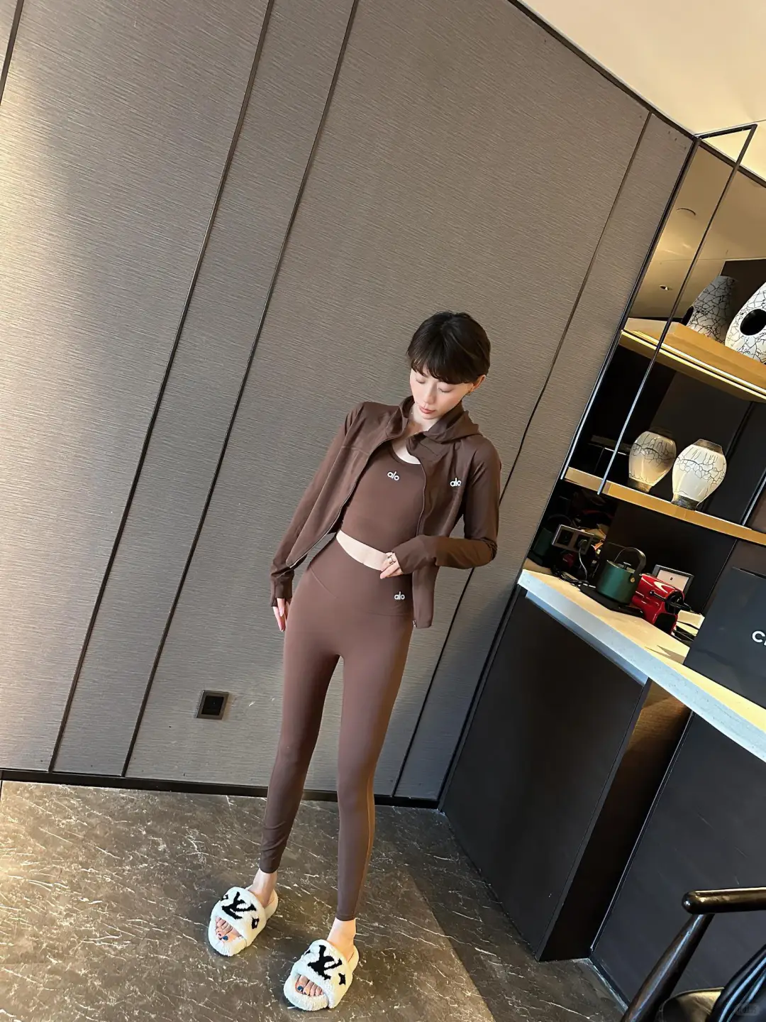 印花瑜伽服