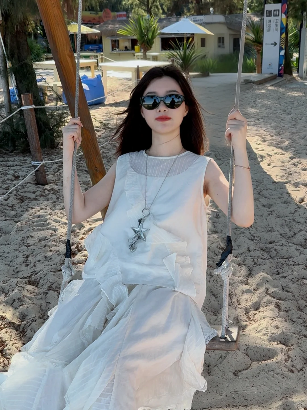 谁还没拍过大海和我呢??️