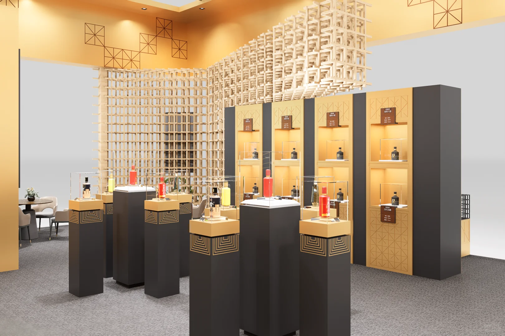 白酒品牌，展会展台设计策划搭！