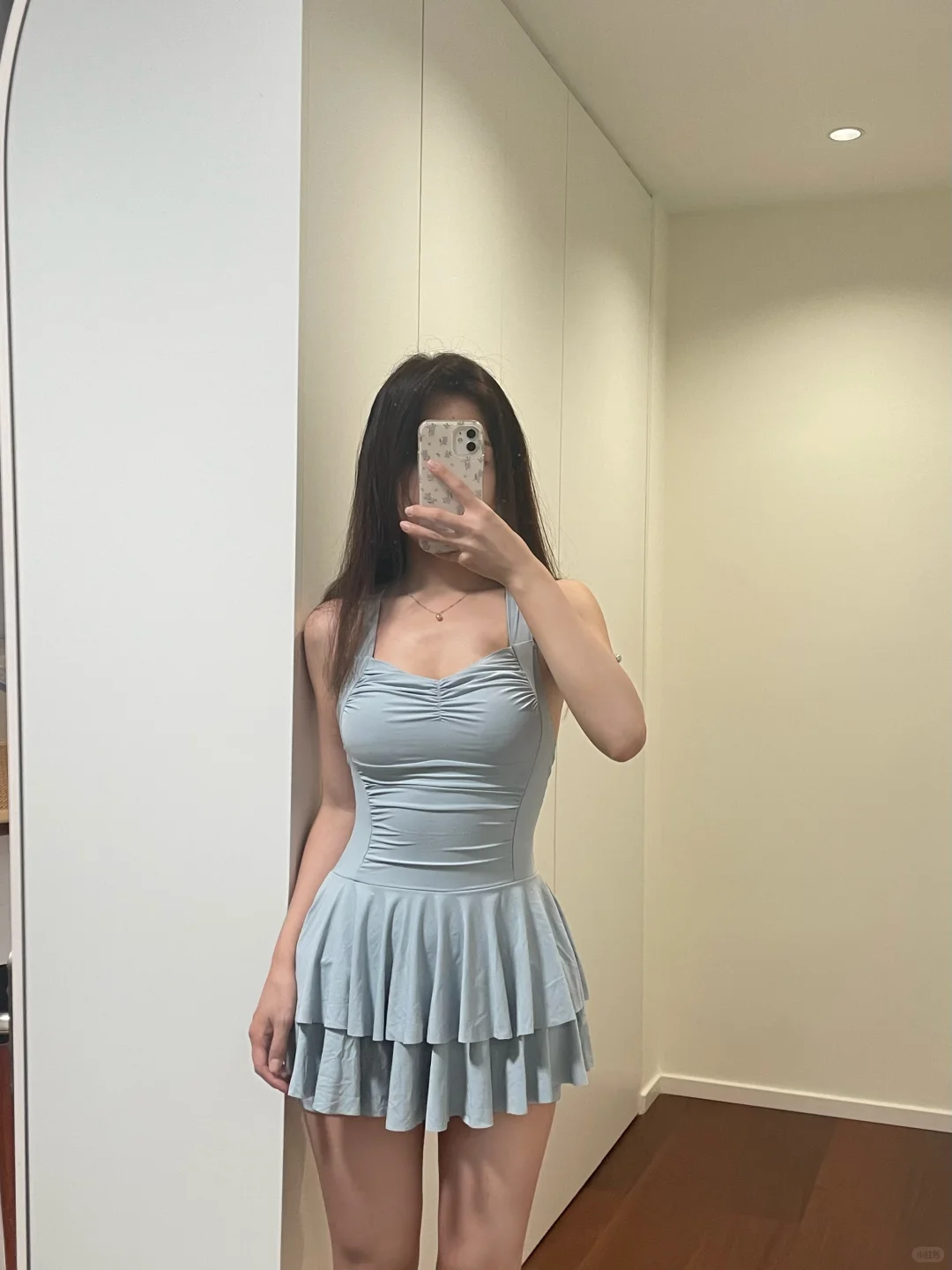 160 98梨形天菜泳衣?保守又显身材*¨*•.¸?