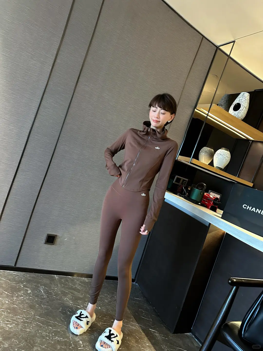 印花瑜伽服
