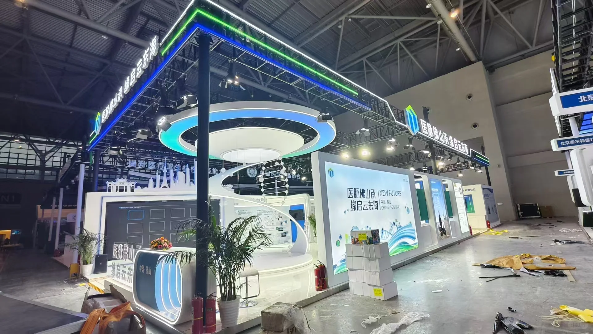 ?徐州工业展！重型桁架搭建稳如泰山