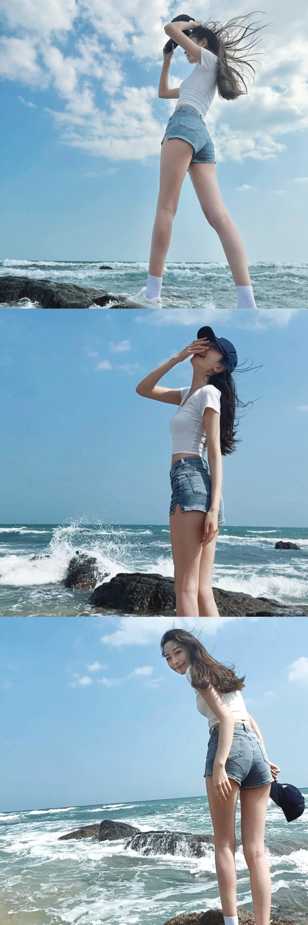 ?存一些海边万能拍照姿势