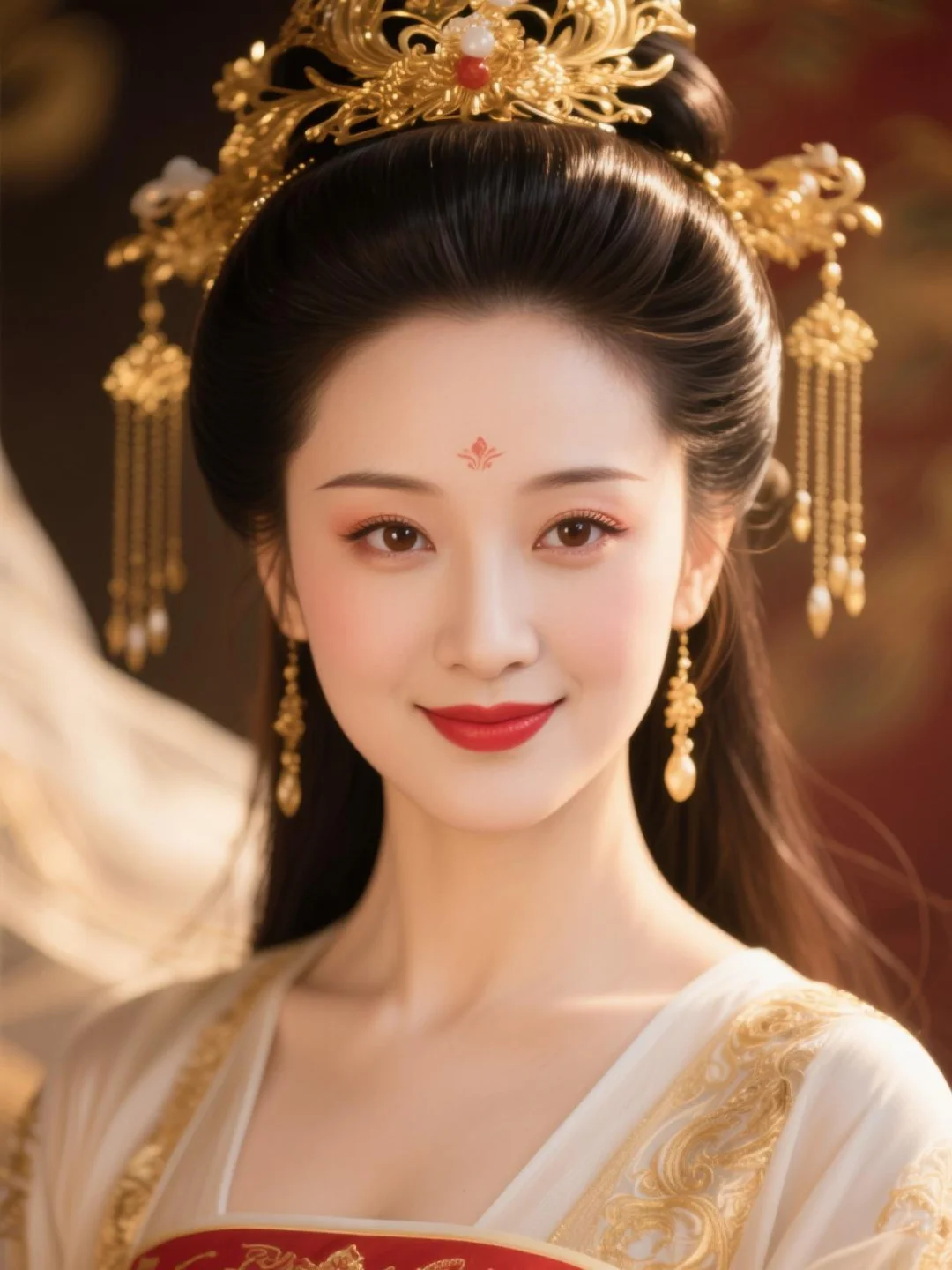 画卷中走出的大唐古典美人