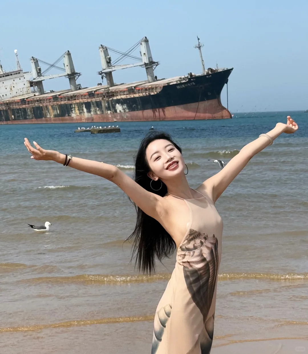 威海布鲁维斯号真的好难拍