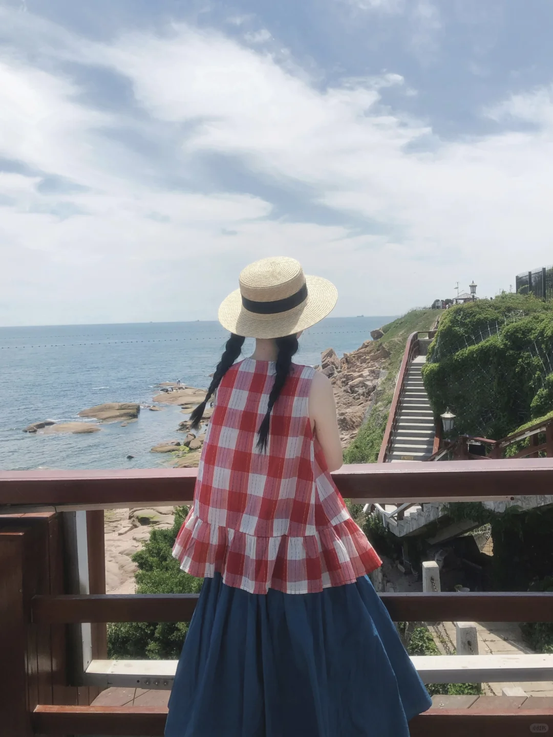 日系少女的海边日记?风一吹裙摆全是氛围感