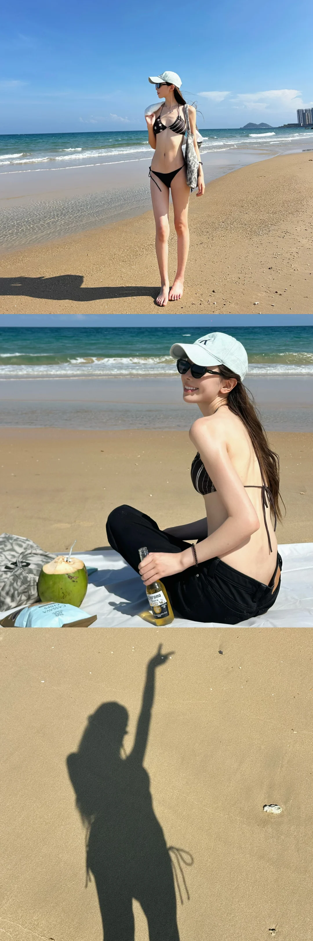 ?存一些海边万能拍照姿势