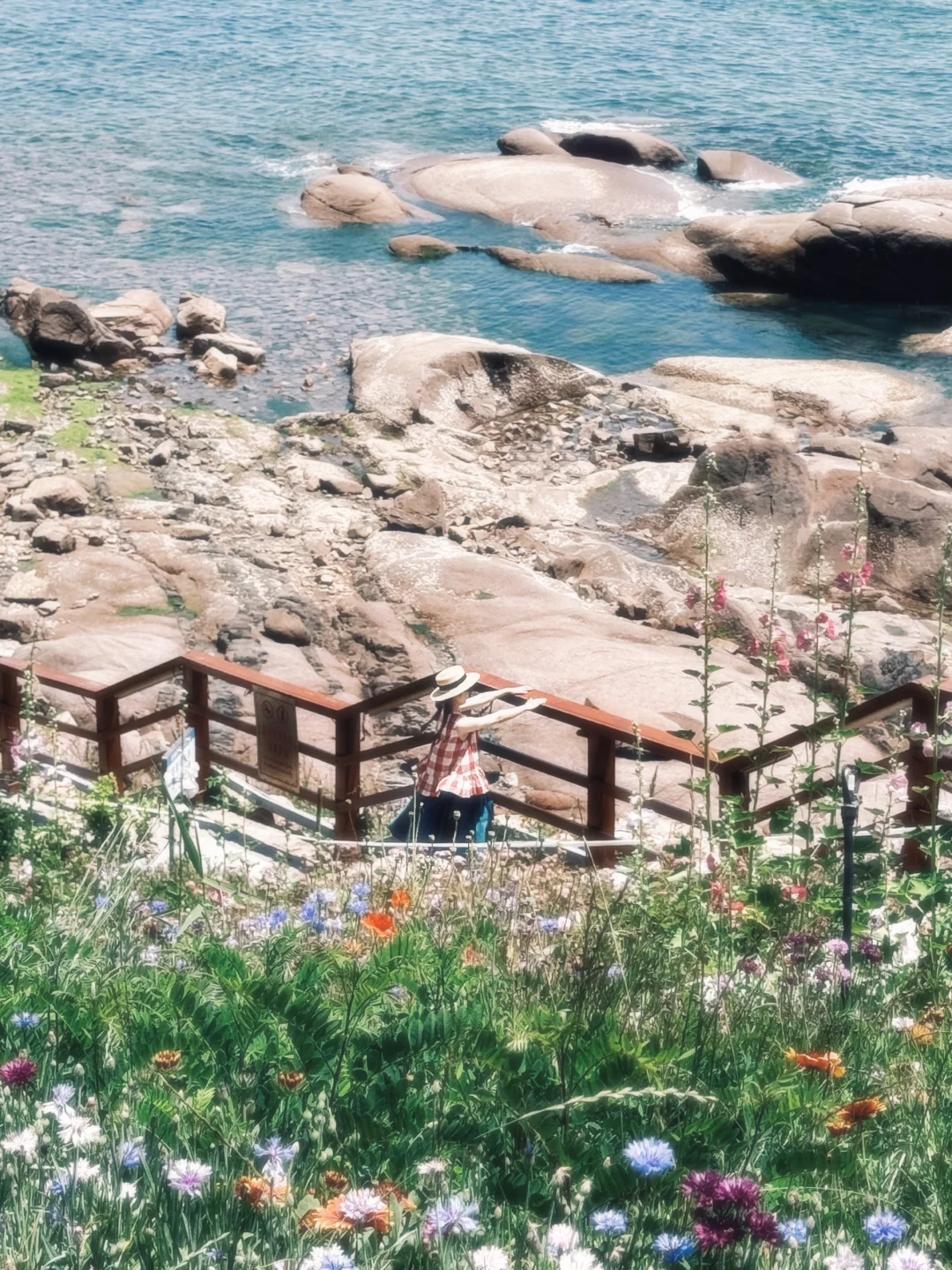 日系少女的海边日记?风一吹裙摆全是氛围感