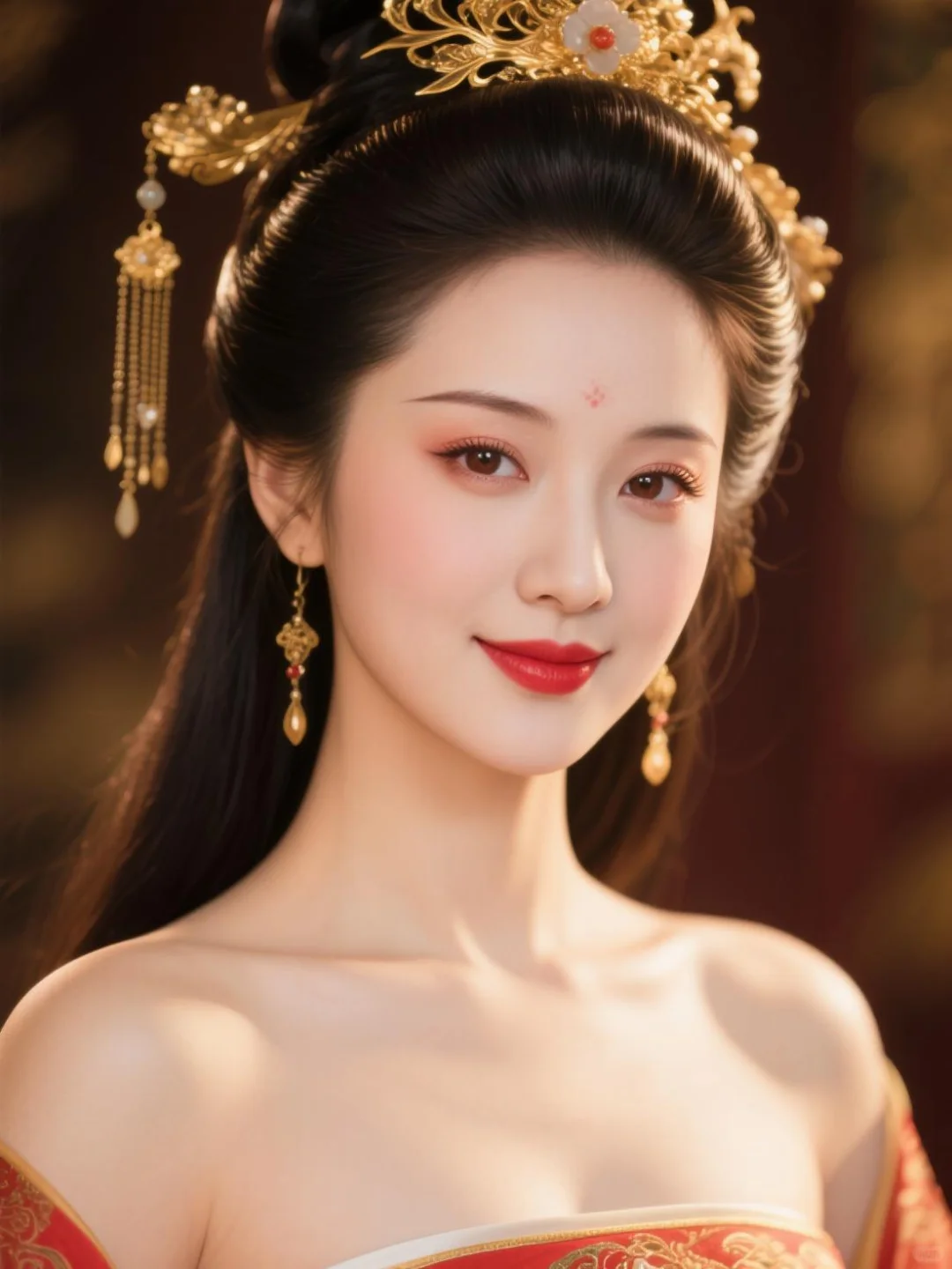 画卷中走出的大唐古典美人