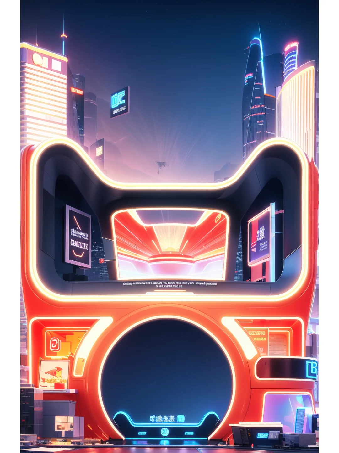 AIGC丨大促展台