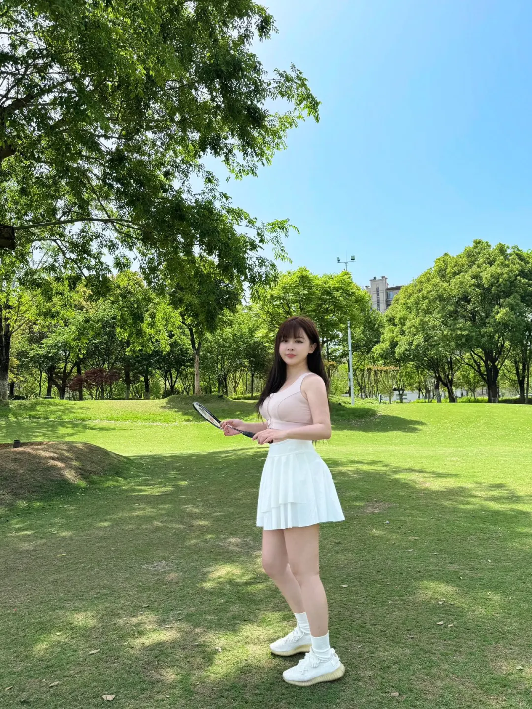 ?公园吸氧日｜挑战只穿瑜伽服出门