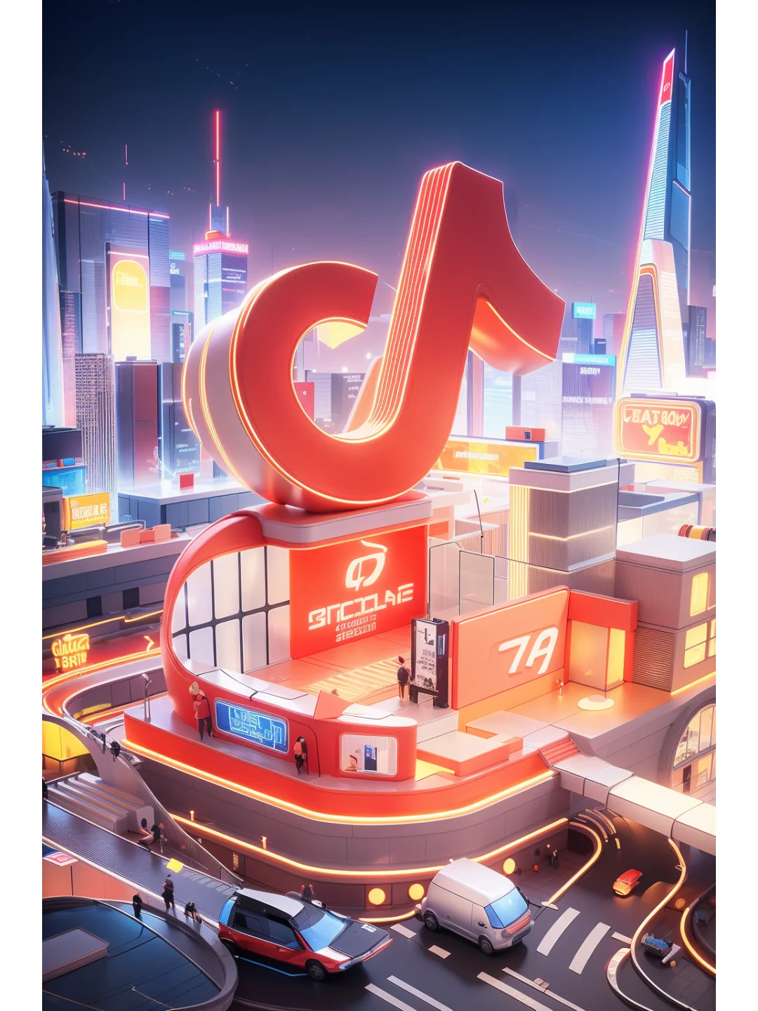 AIGC丨大促展台