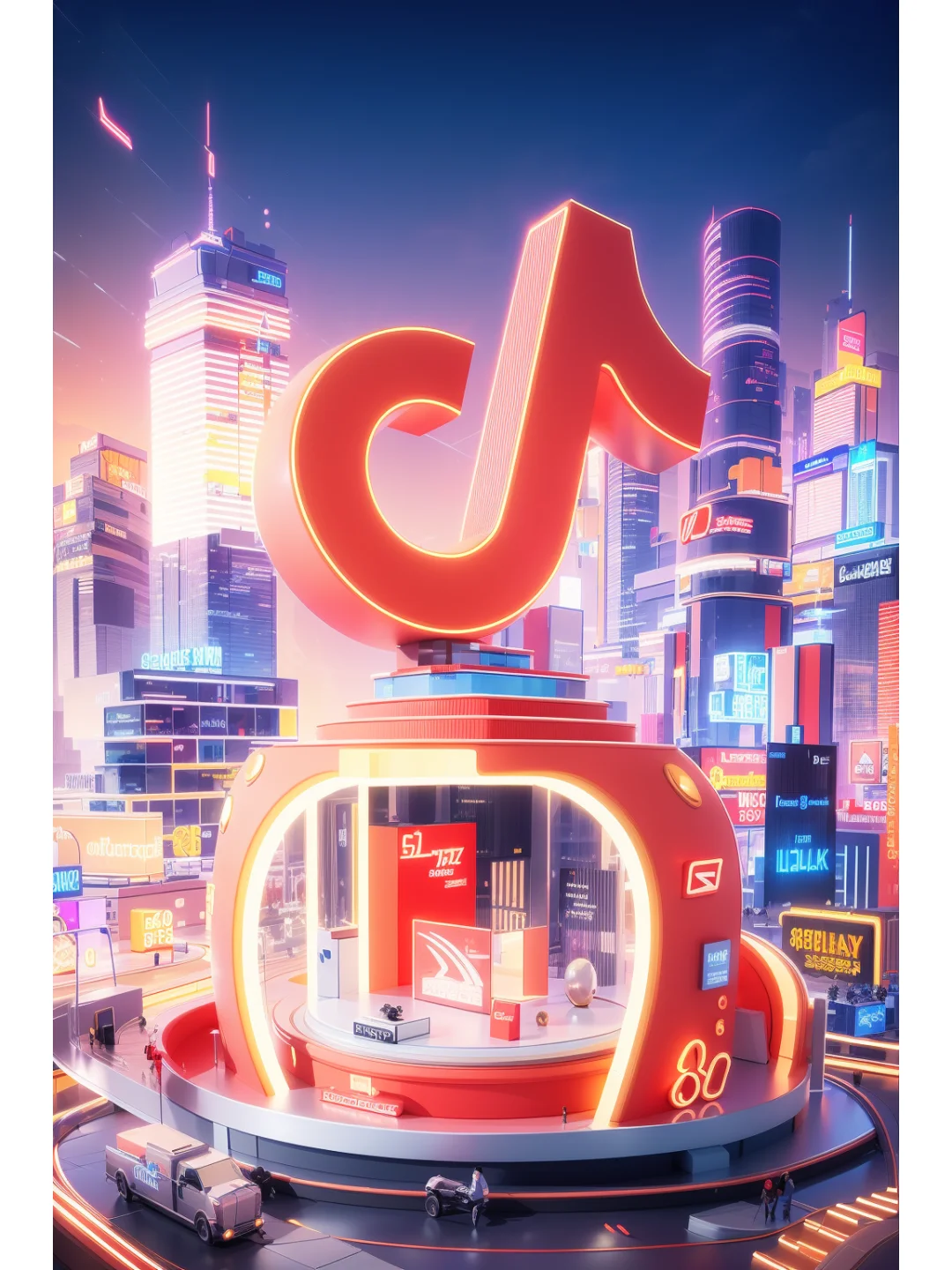 AIGC丨大促展台