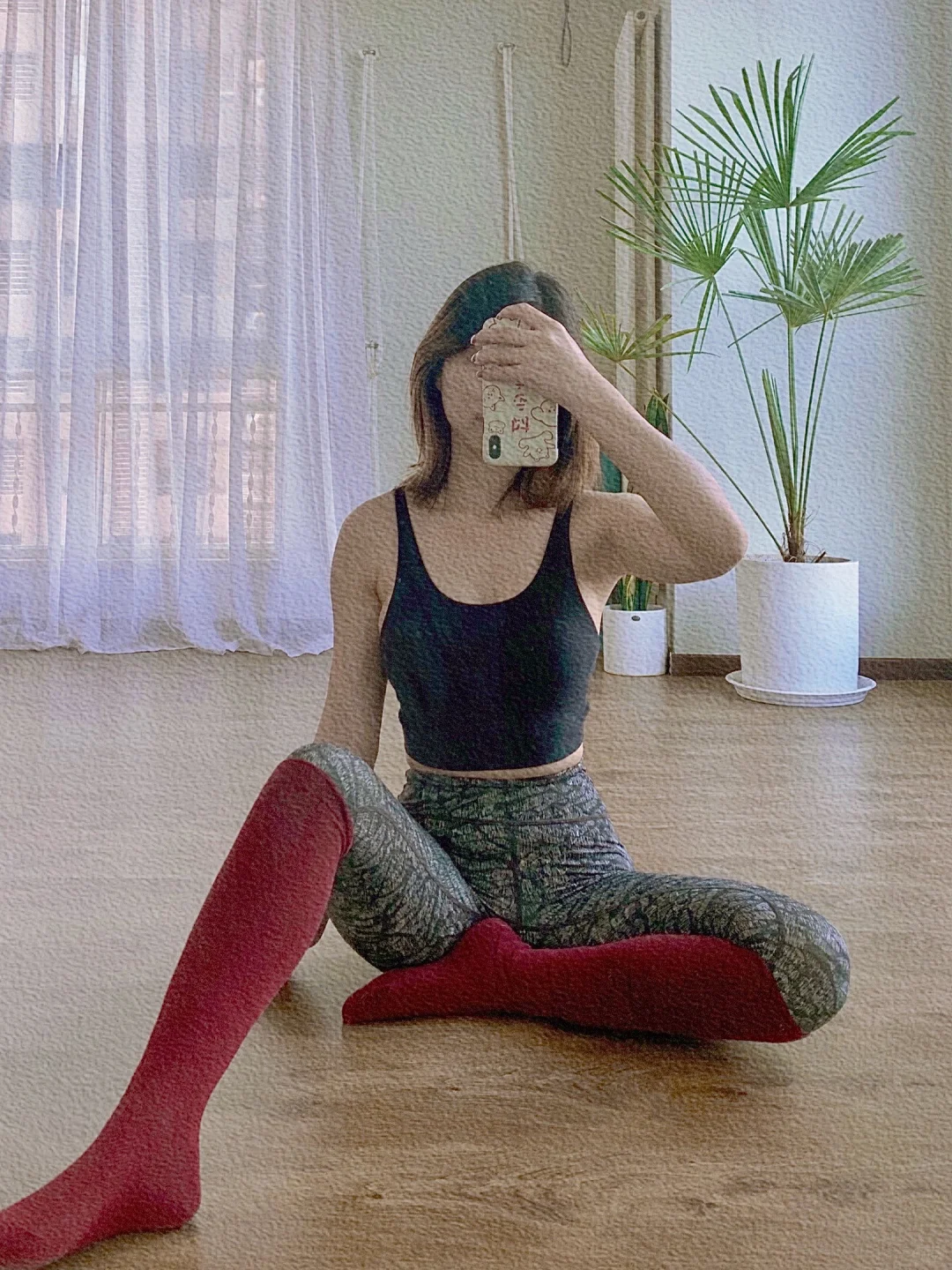 我的瑜伽服穿在身上好显白！