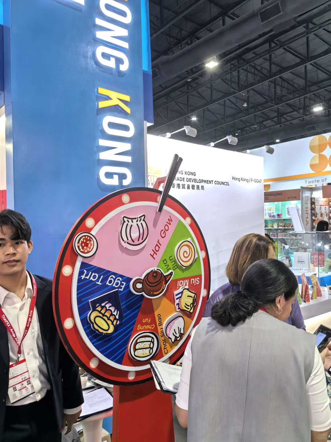 来泰国参加亚洲食品展览会