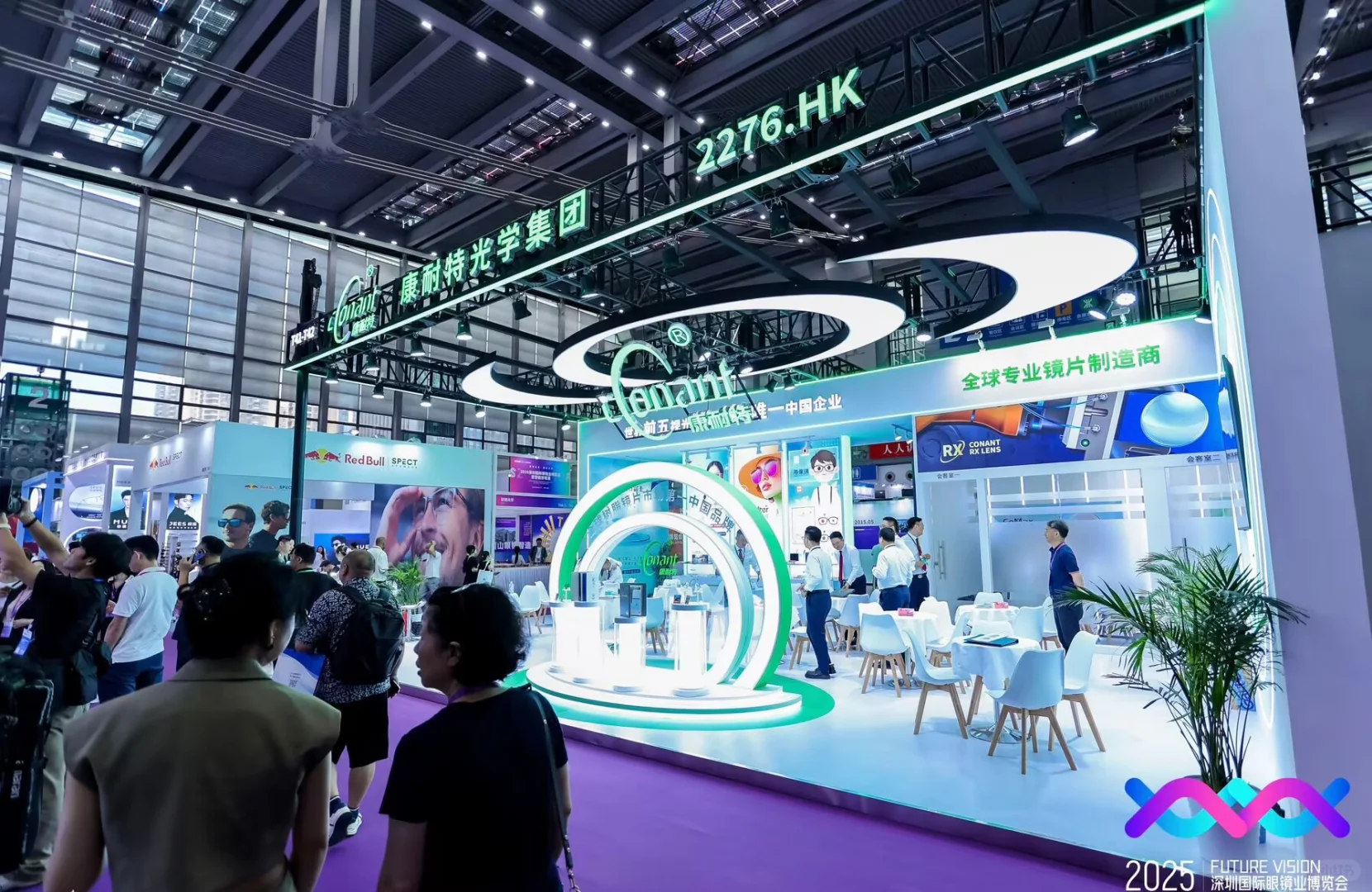 深圳国际眼镜展！绿白展台设计有没有说法？