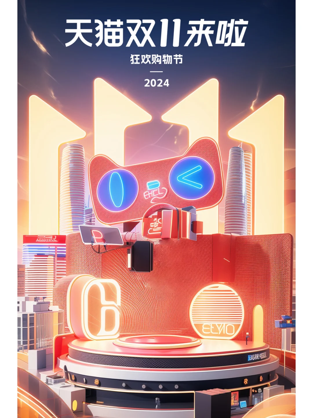 AIGC丨大促展台