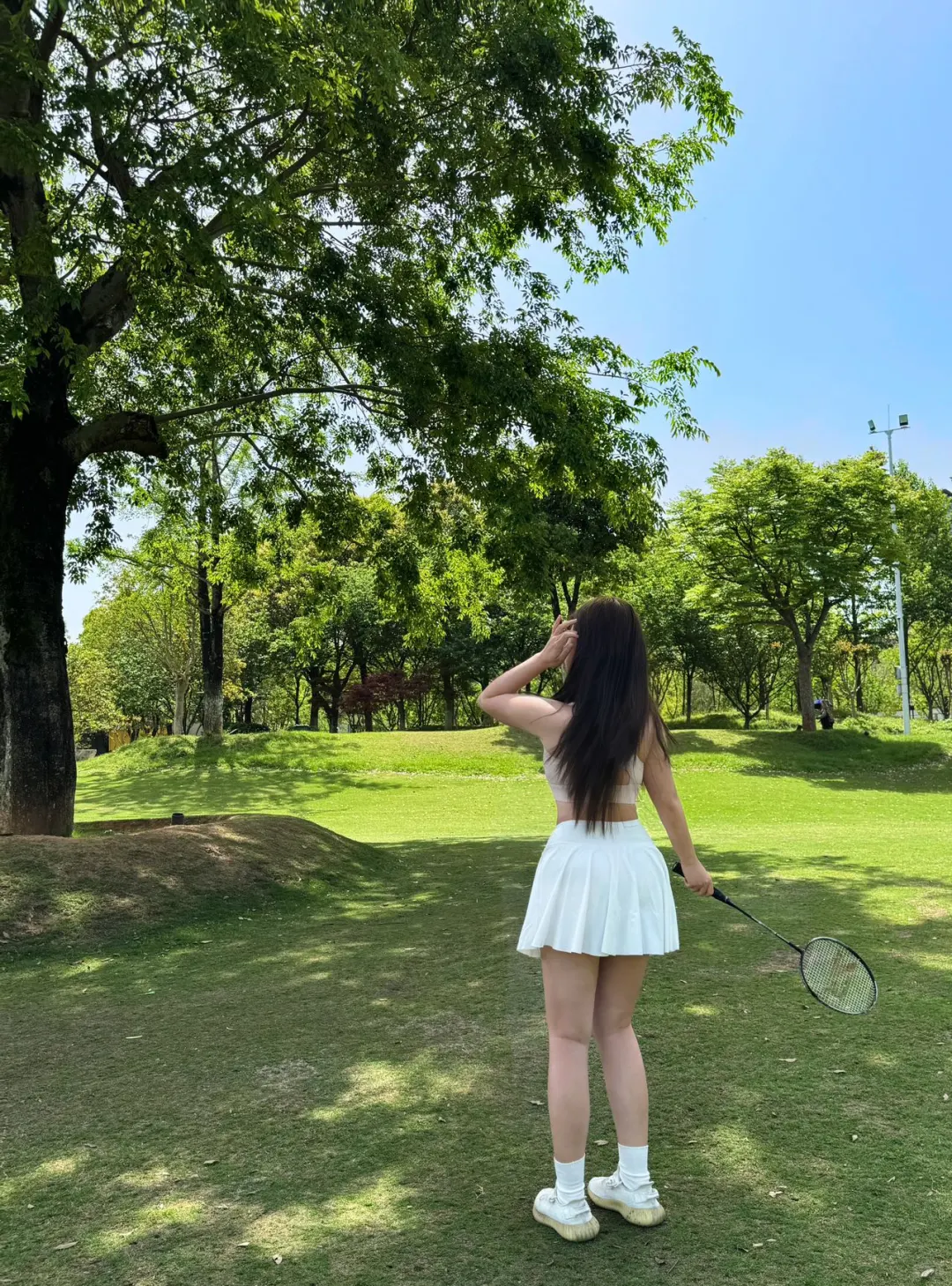 ?公园吸氧日｜挑战只穿瑜伽服出门