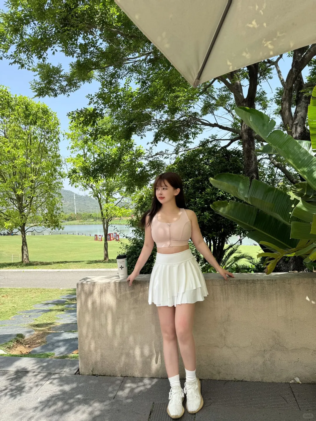 ?公园吸氧日｜挑战只穿瑜伽服出门